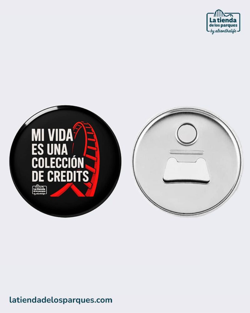 abrelatas mi vida es una colección de credits negra