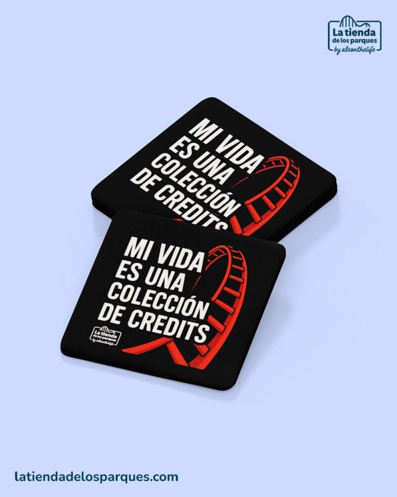 juego de posavasos mi vida es una coleccion de credits