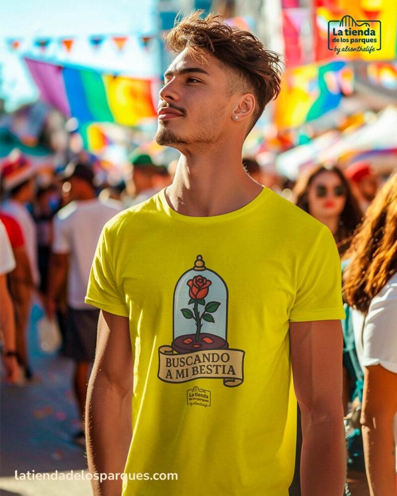 Camiseta Buscando a mi bestia amarilla