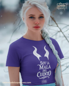 Camiseta soy la mala del cuento rmorado