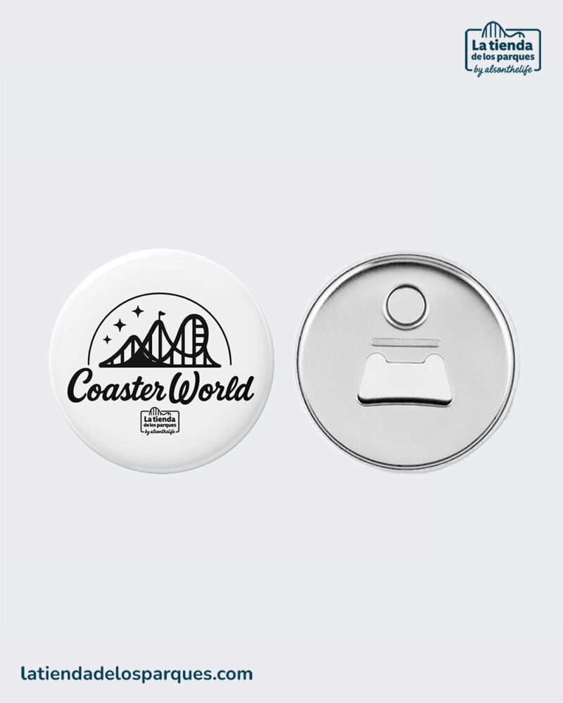 abridor iman coaster world blanco