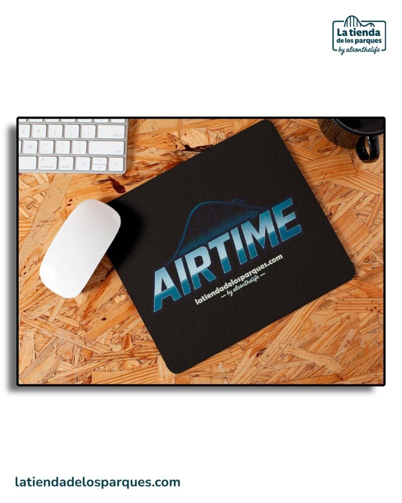 alfombrilla de raton airtime negra