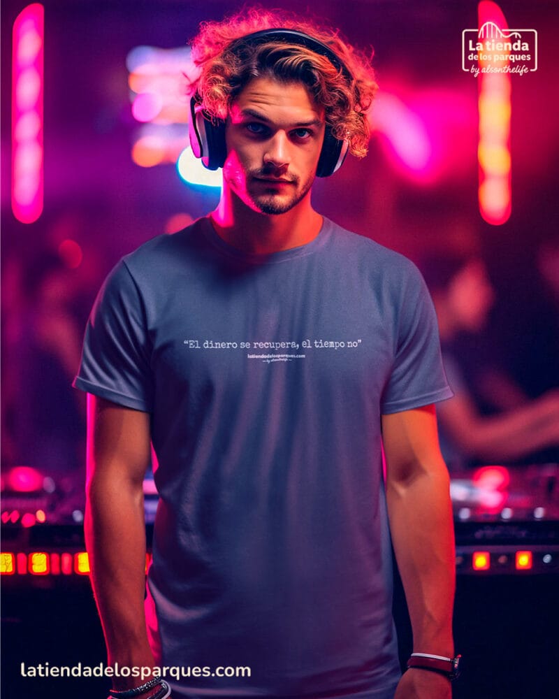 camiseta El dinero se recupera el tiempo no marino