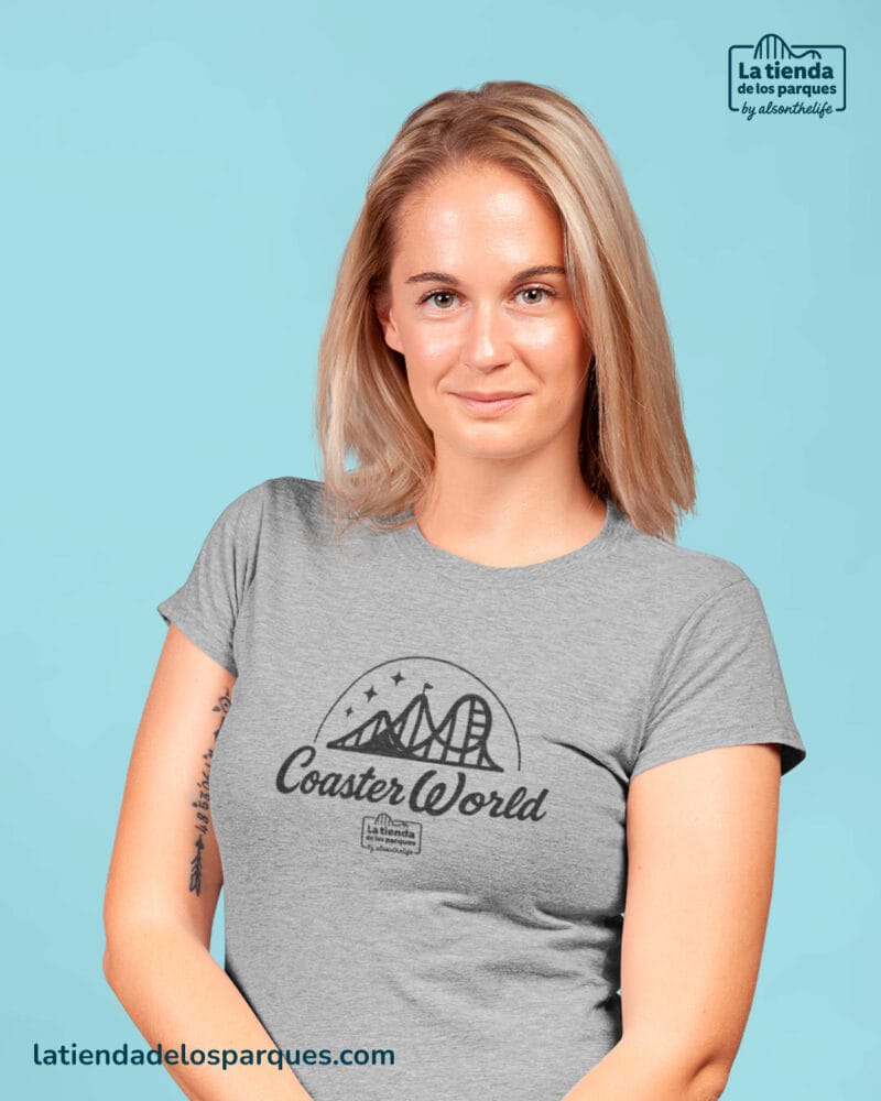 camiseta coaster world gris vigore