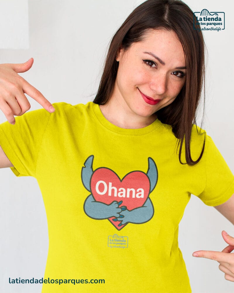 camiseta ohana amarillo