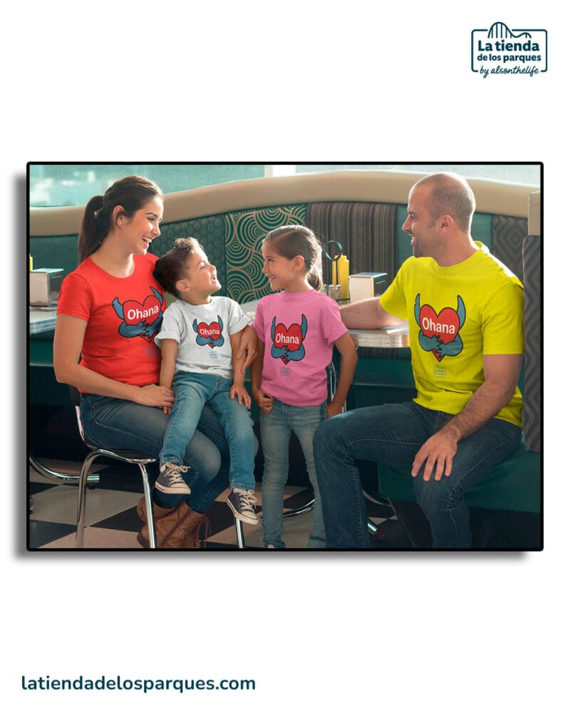 camiseta ohana colores