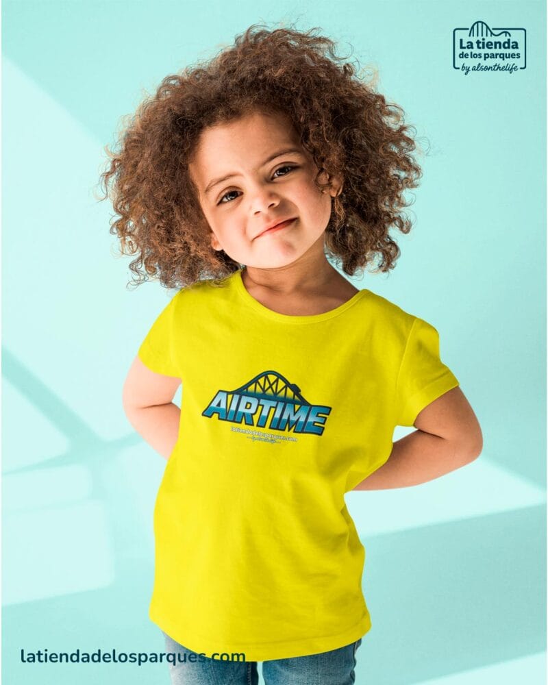 camiseta para niño airtime amarilla