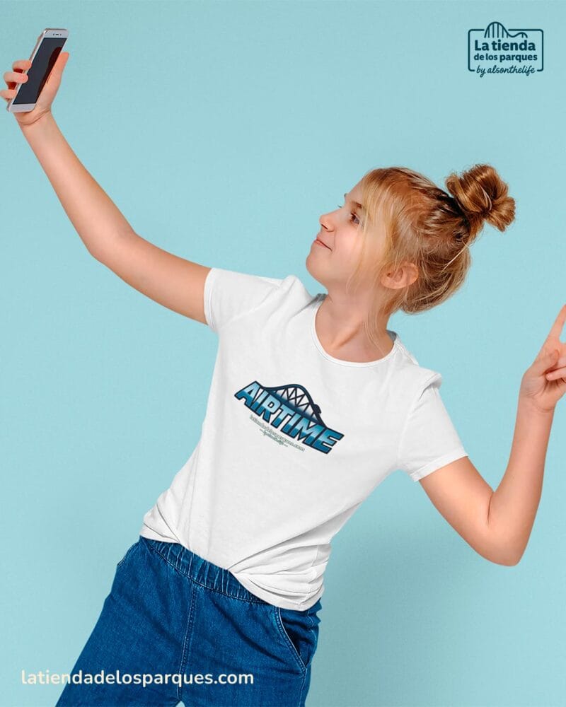camiseta para niño airtime blanca
