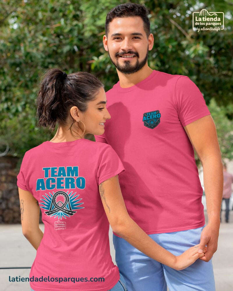 camiseta team acero magenta