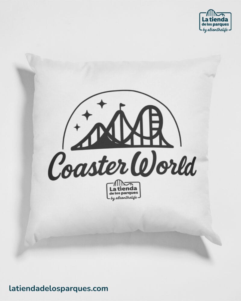 cojin coaster world blanco