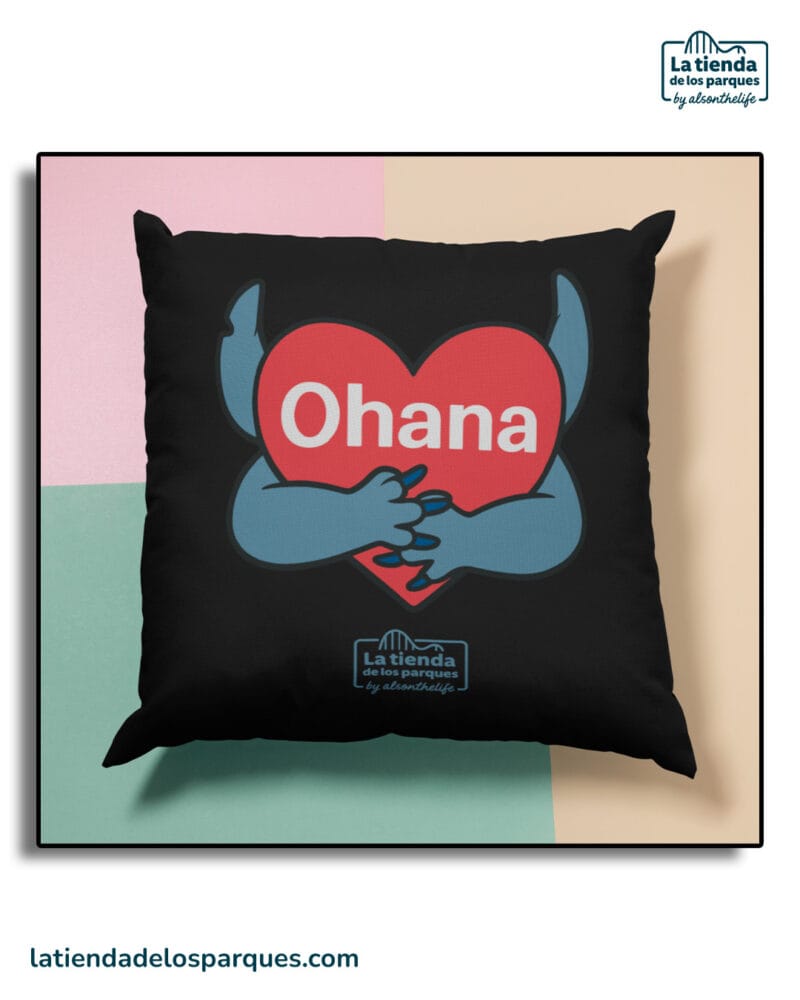 cojin ohana negro
