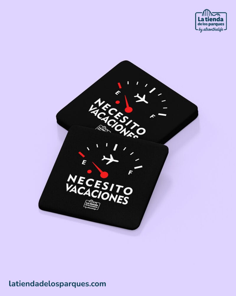 cojunto posavasos necesito vacaciones
