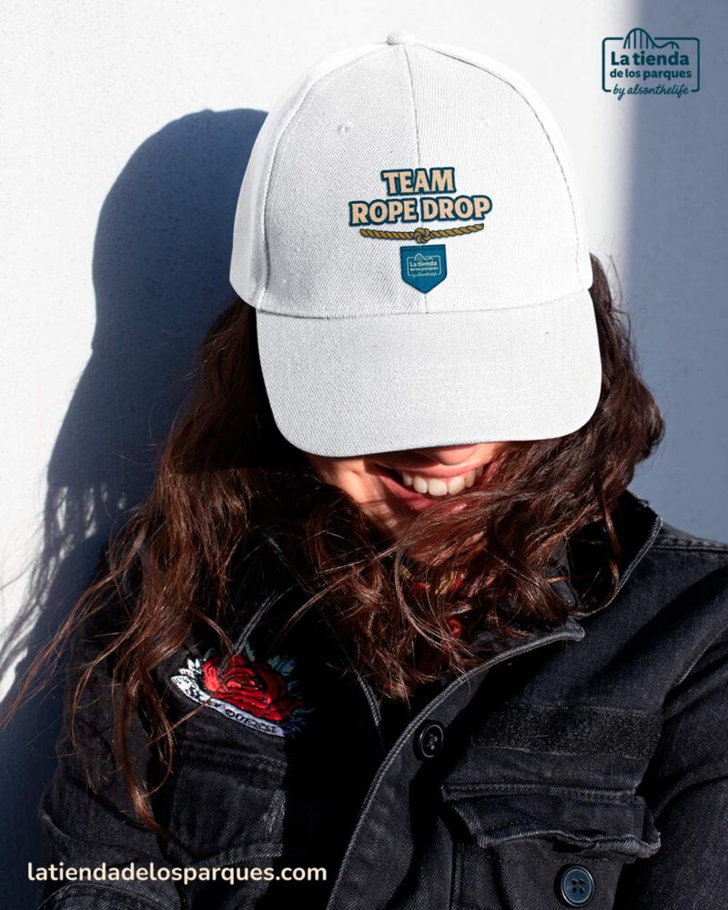 gorra team rope drop blanca