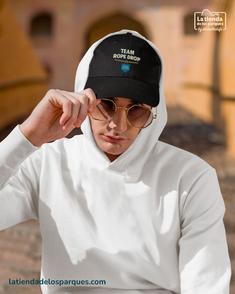 gorra team rope drop negra