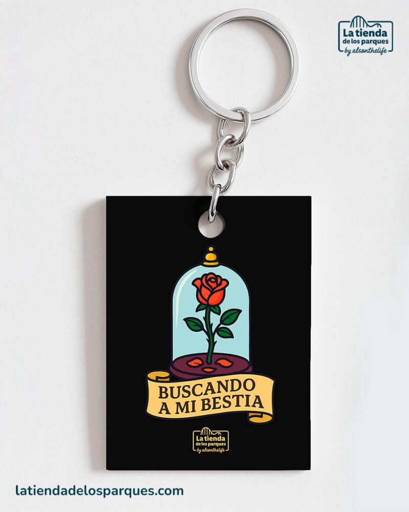 llavero buscando a mi bestia rectangular