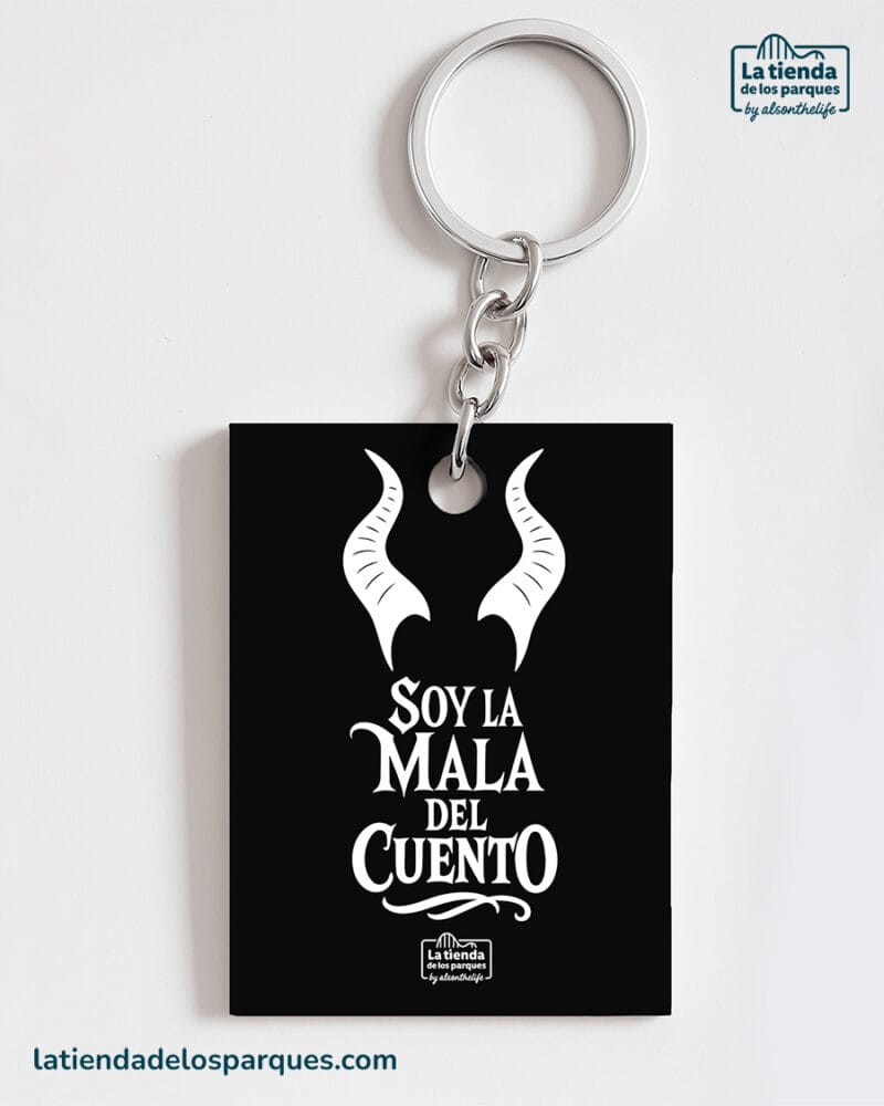 llavero soy la mala del cuento negro