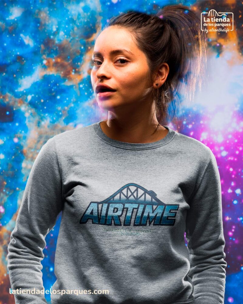 sudadera airtime sin gorro gris vigoré