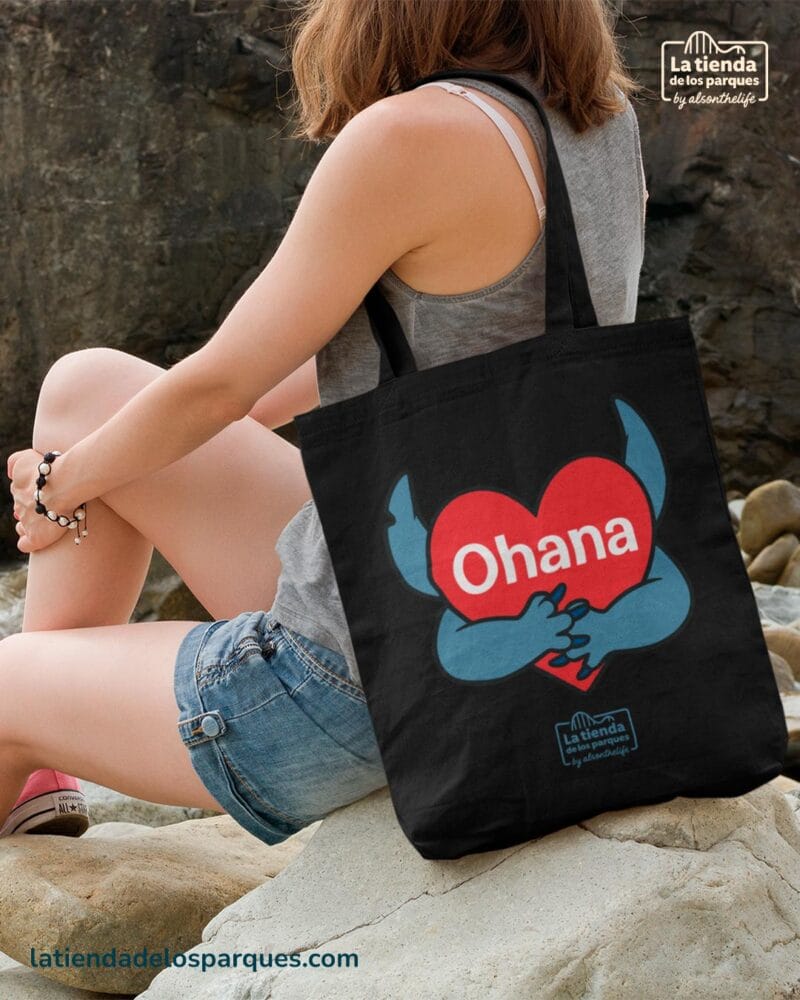 tote bag ohana negro