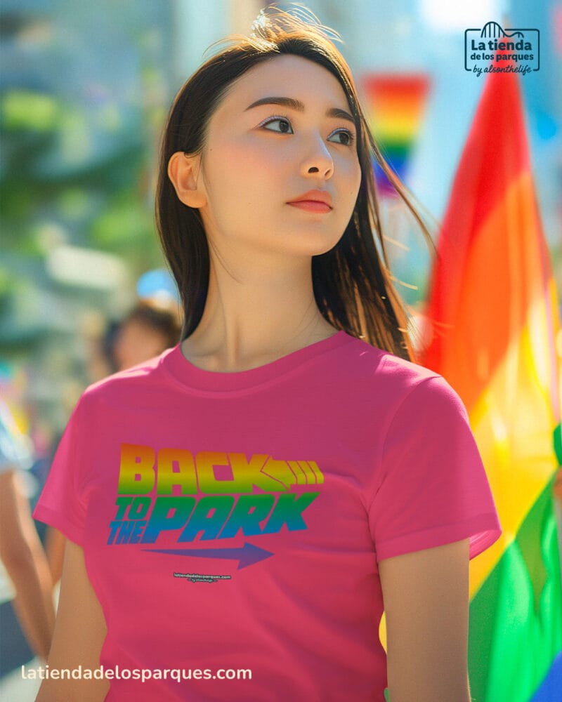 camiseta pride back to the park magenta