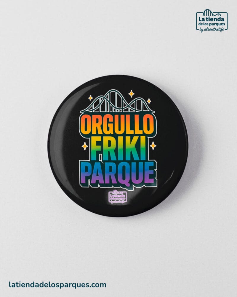 chapa orgullo friki parque