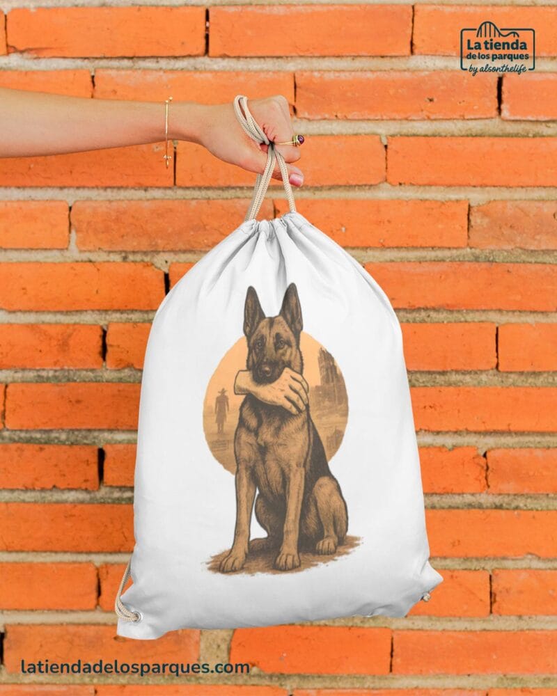 mochilo de saco fallout el ultimo fiel blanca