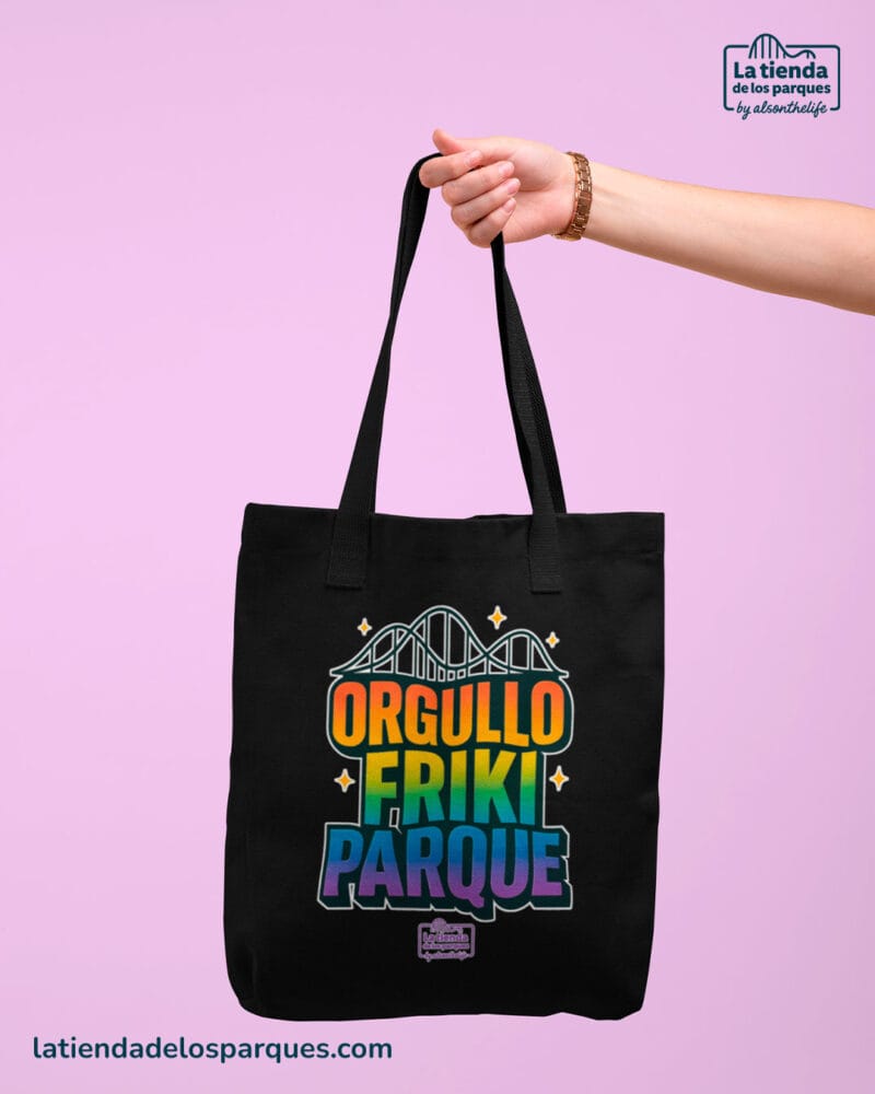 tote bag orgullo friki parque negro
