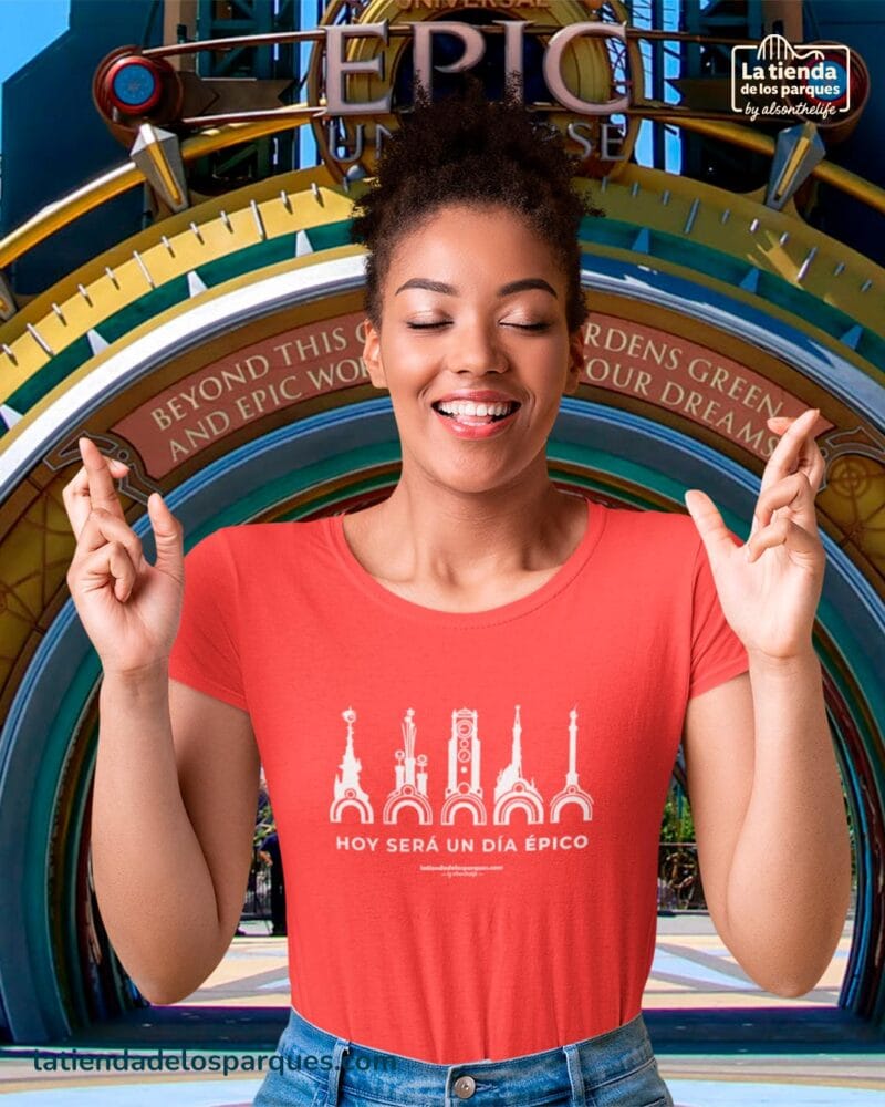 Camiseta Hoy será un día épico rojo