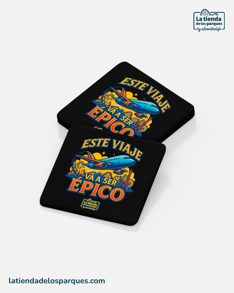 conjunto de posavasos este viaje va a ser epico