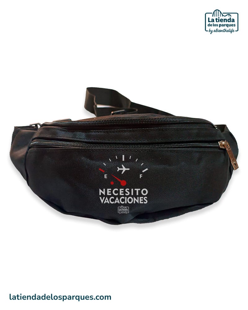 riñonera necesito vacaciones