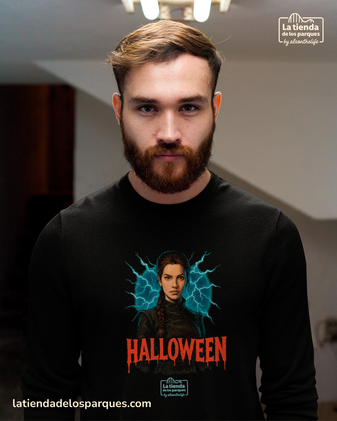 Sudadera Victoria frankenstein Colección Halloween sin gorro