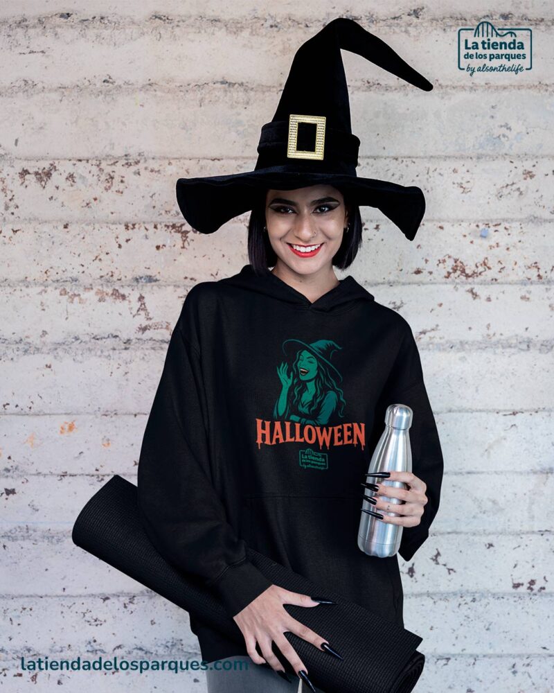 sudadera Bruja Colección Halloween con gorro