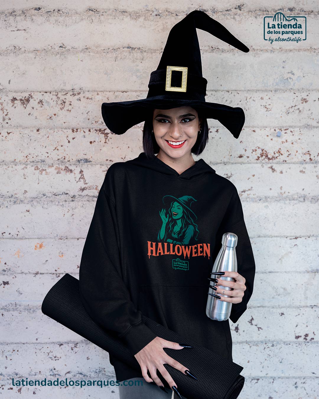 sudadera Bruja Colección Halloween con gorro