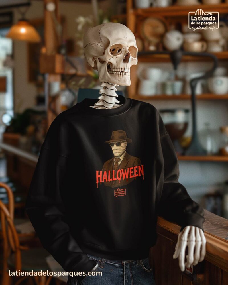 sudadera El hombre invisible ColecciĂ³n Halloween sin gorro