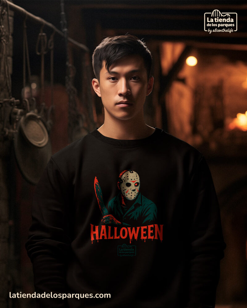 sudadera Jason ColecciĂ³n Halloween sin gorro
