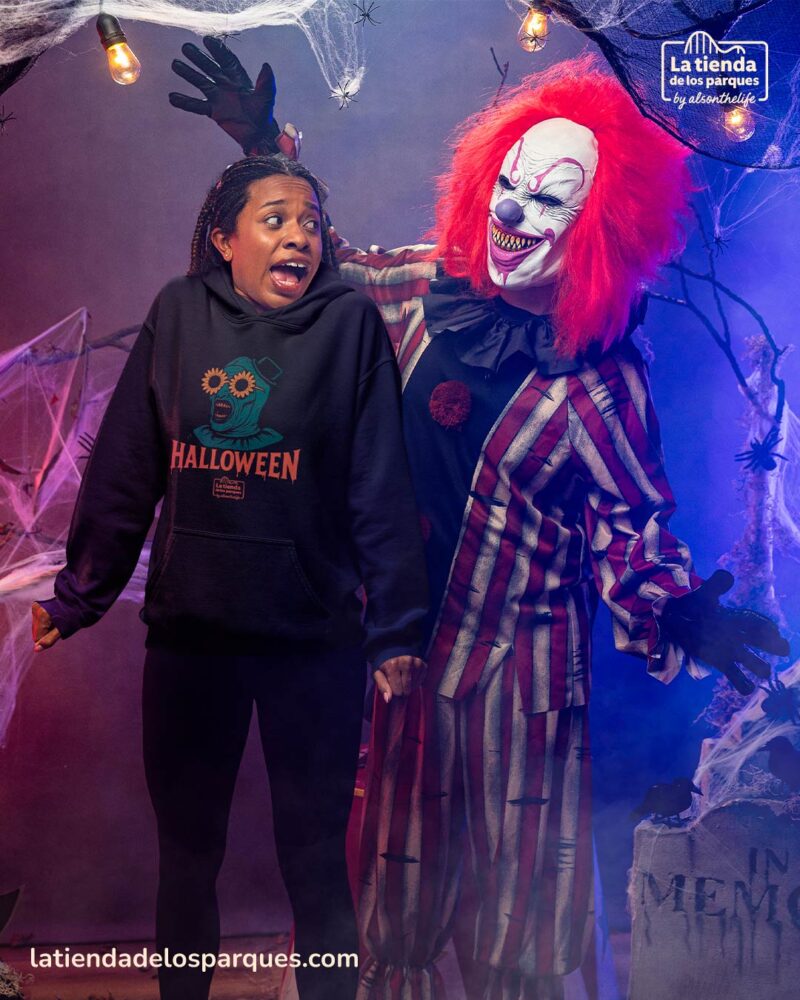 sudadera Terrifier Colección Halloween con gorro