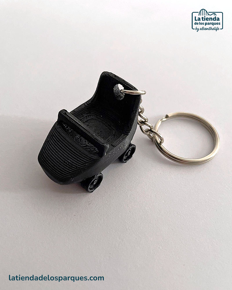 Llavero vagón rollercoaster