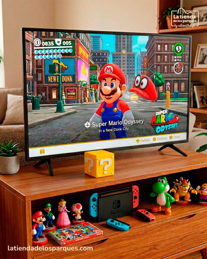 Bloque de Interrogación Mario Bros 3D, Caja para guardar juegos de Nintendo Switch