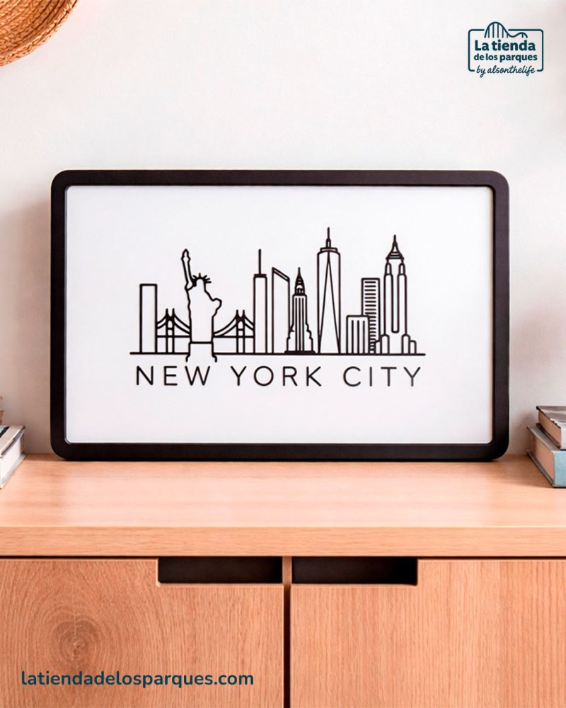 Cuadro New York City en Relieve decoración para casas