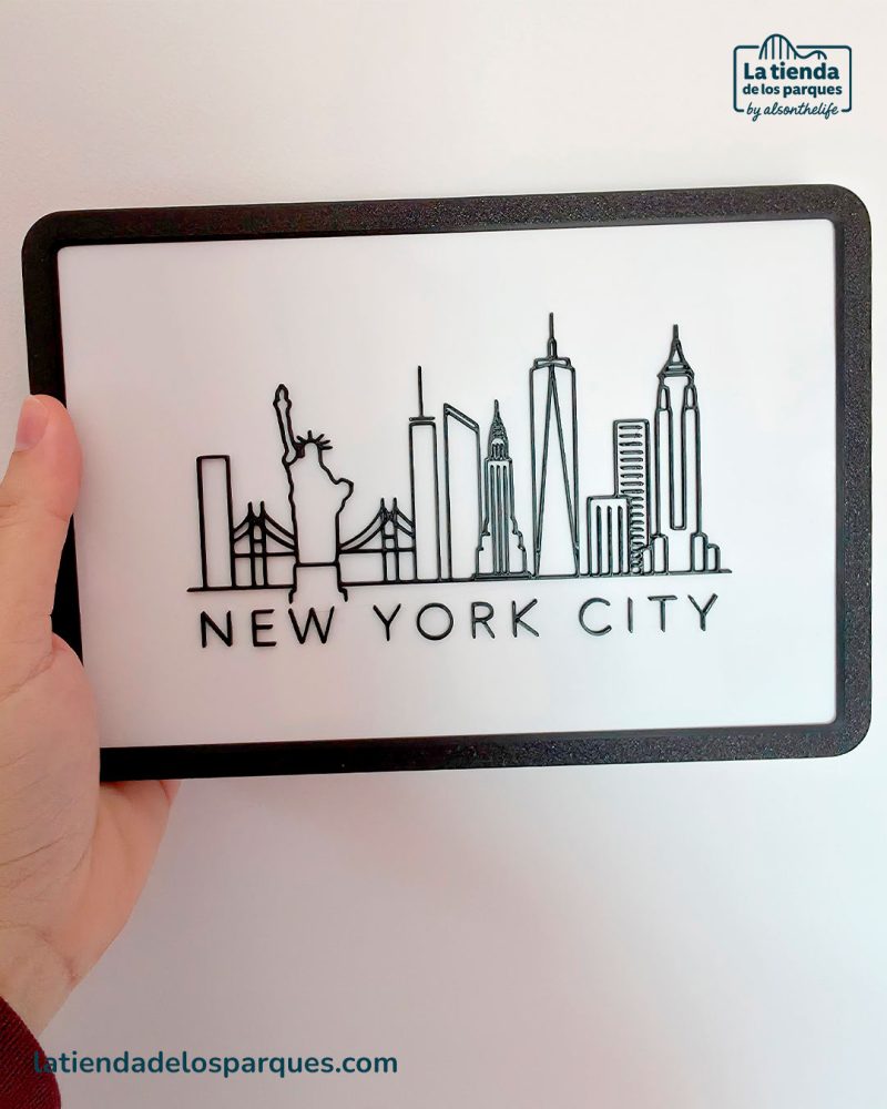 Cuadro de New York City en Relieve en 3d