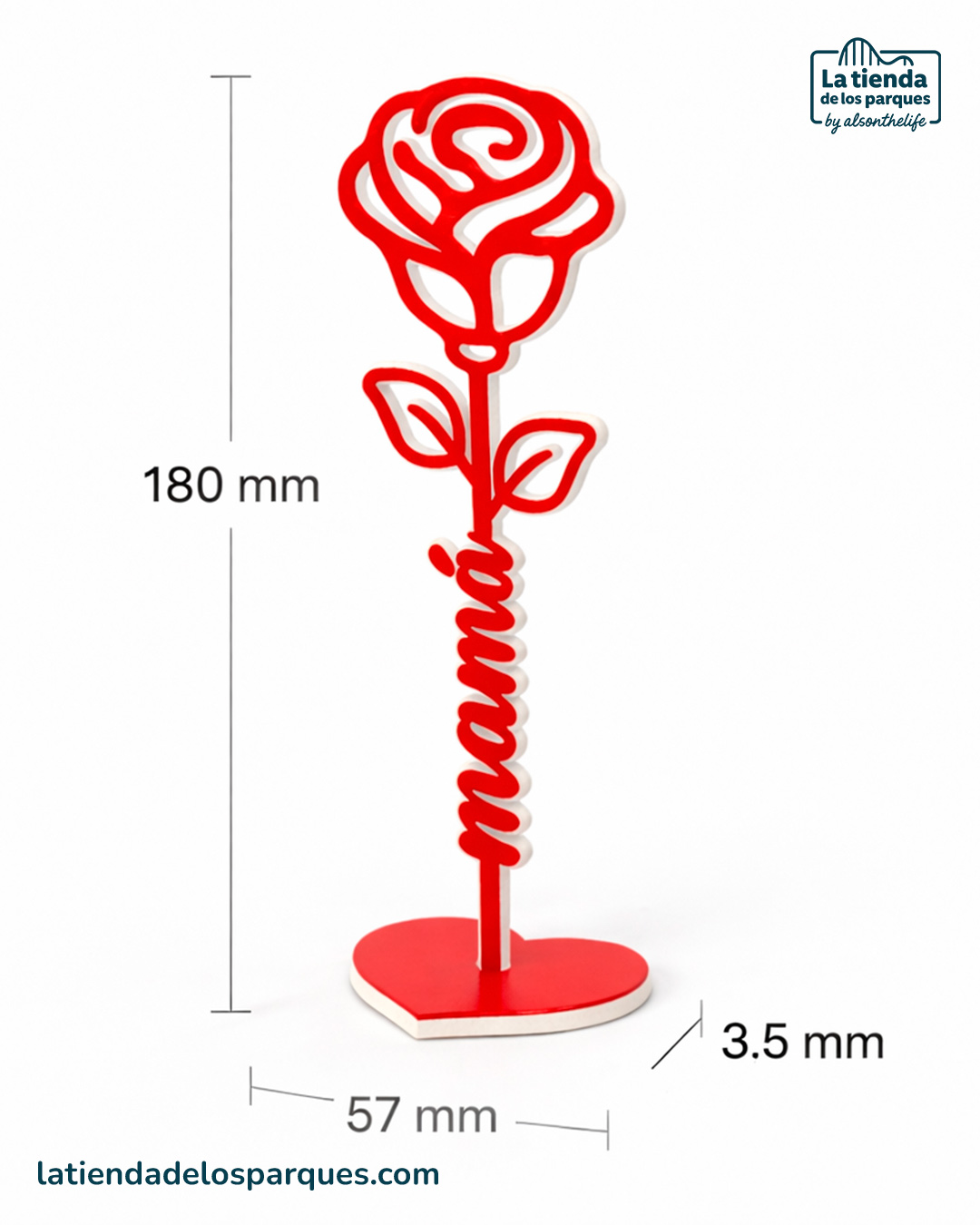 medidas rosa encanta mamá