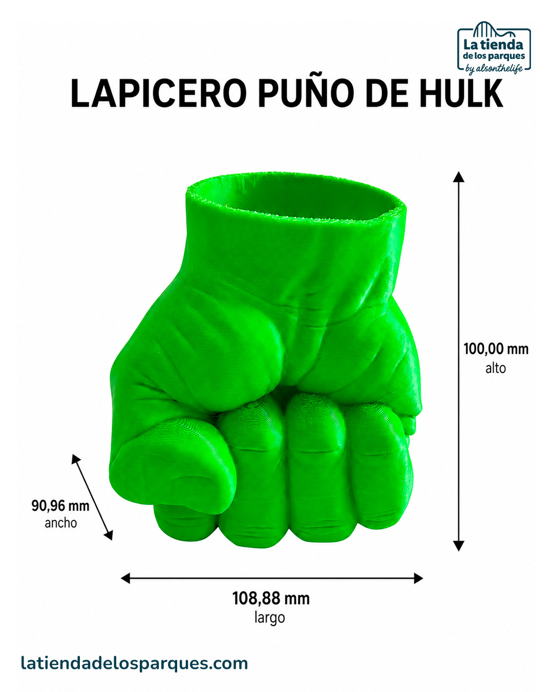 lapicero hulk medidas