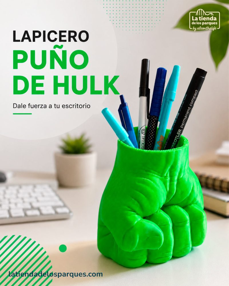 lapicero puño hulk