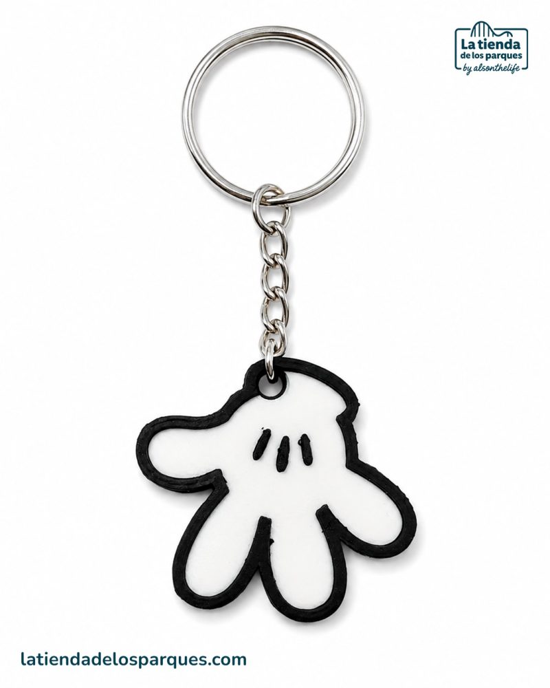llavero del guante de mickey