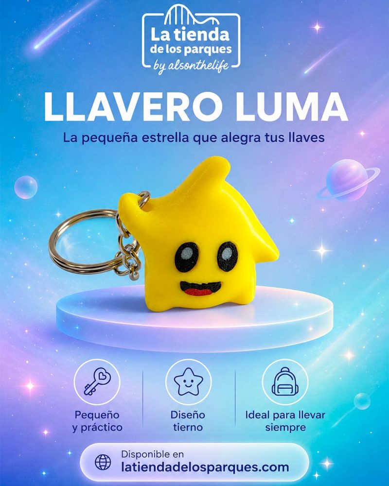 llavero estrella luma de supermario galaxy