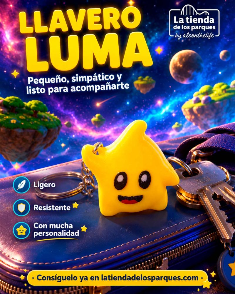 llavero estrella supermario galaxy luma