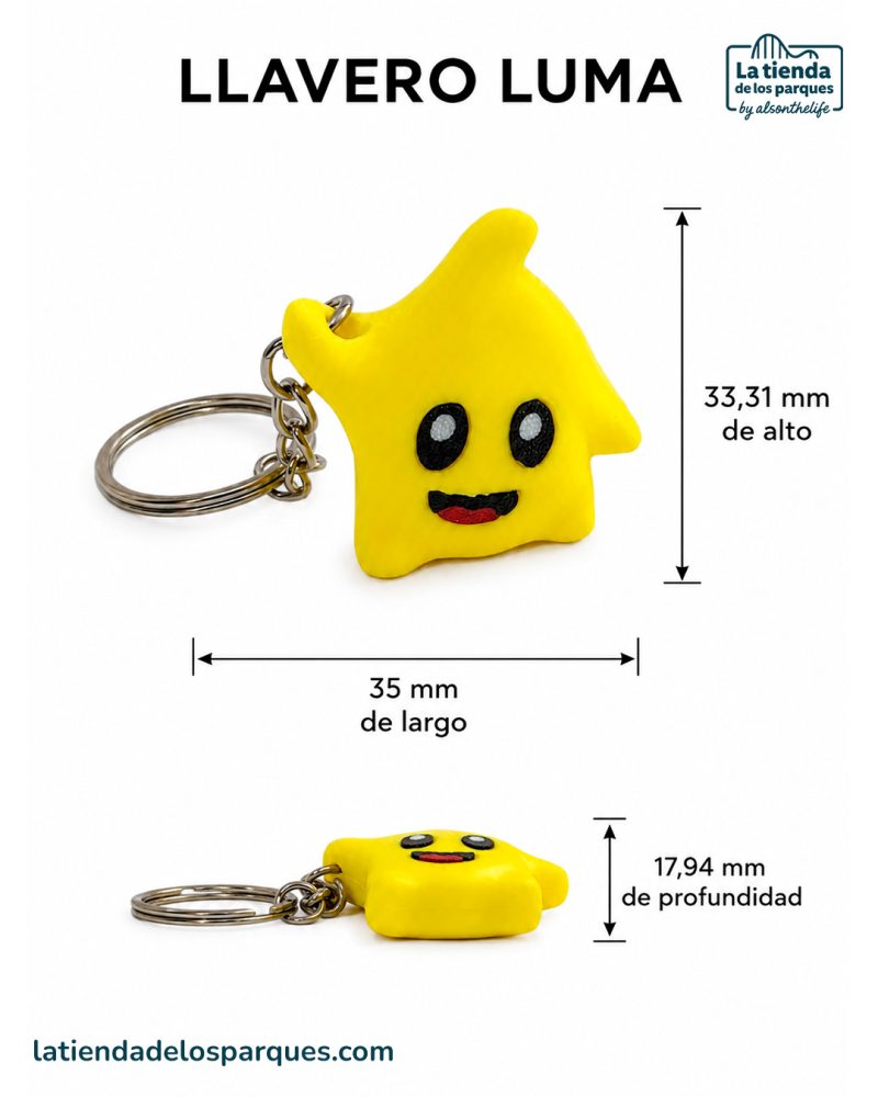 llavero luma medidas
