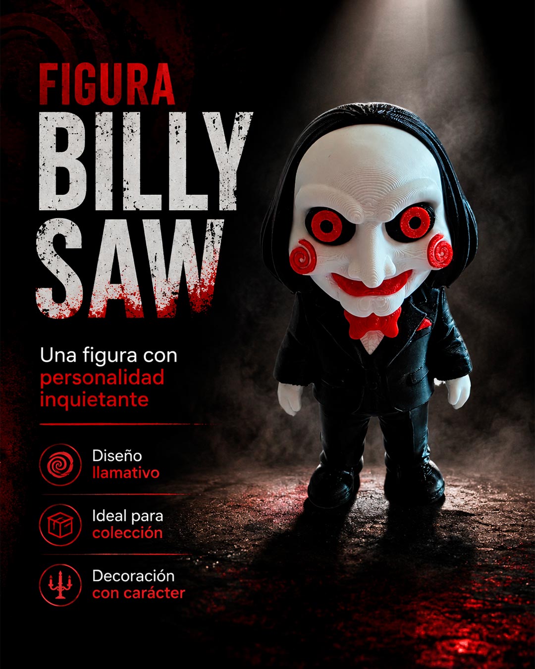 muñeco de saw billy