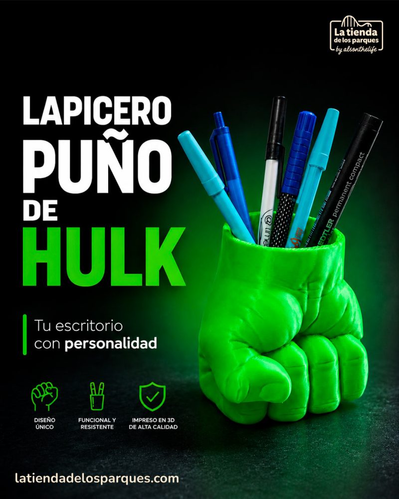 puño hulk lapicero