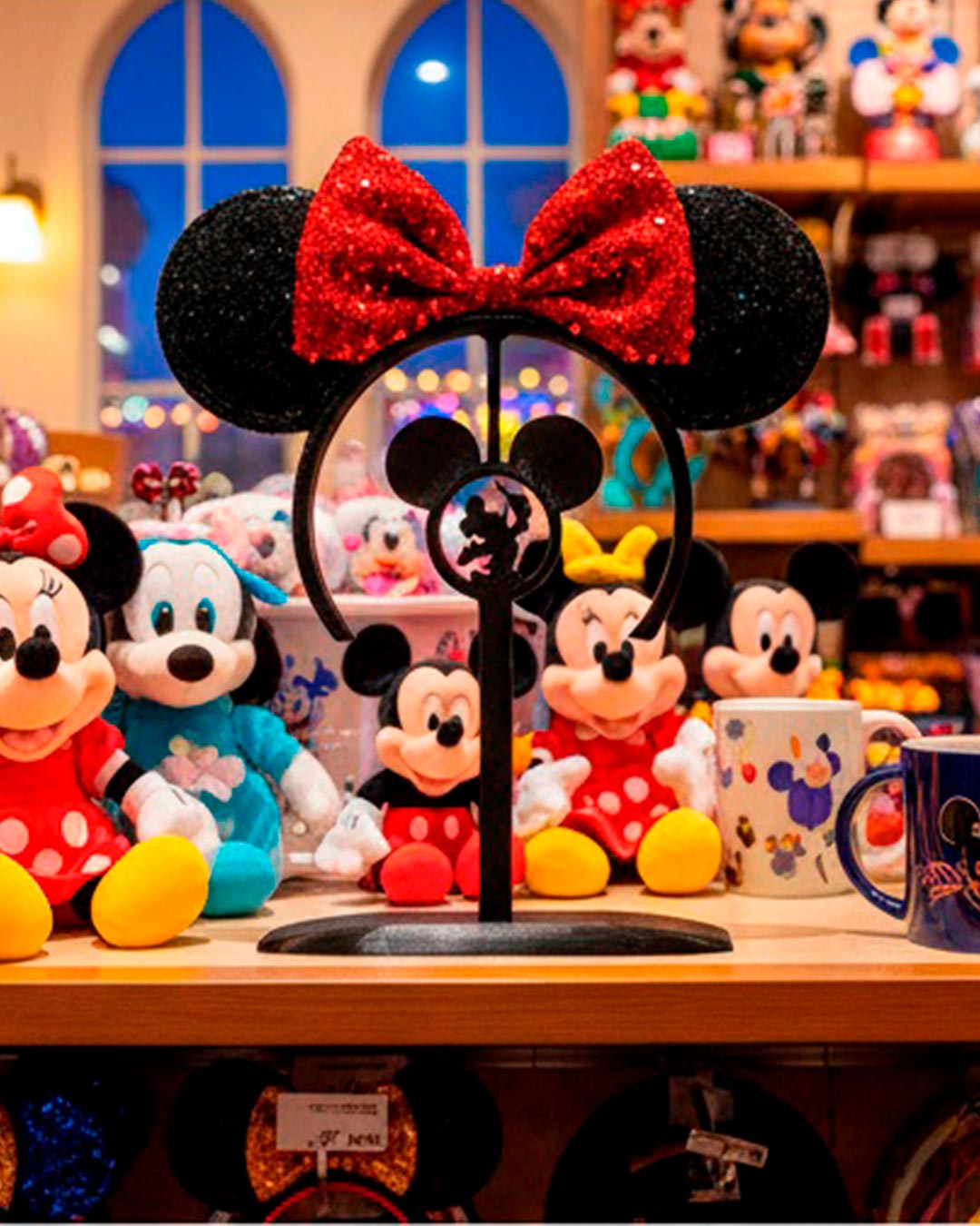 soporte mesa para orejas de Mickey Disney