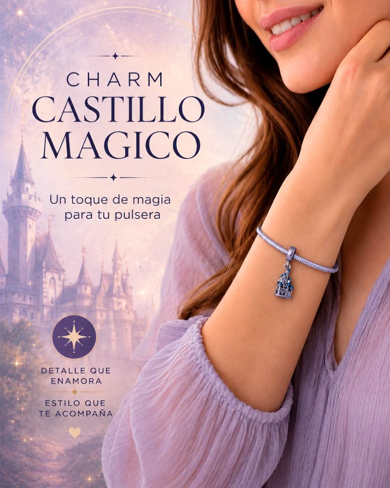 abalorio charm castillo mágico